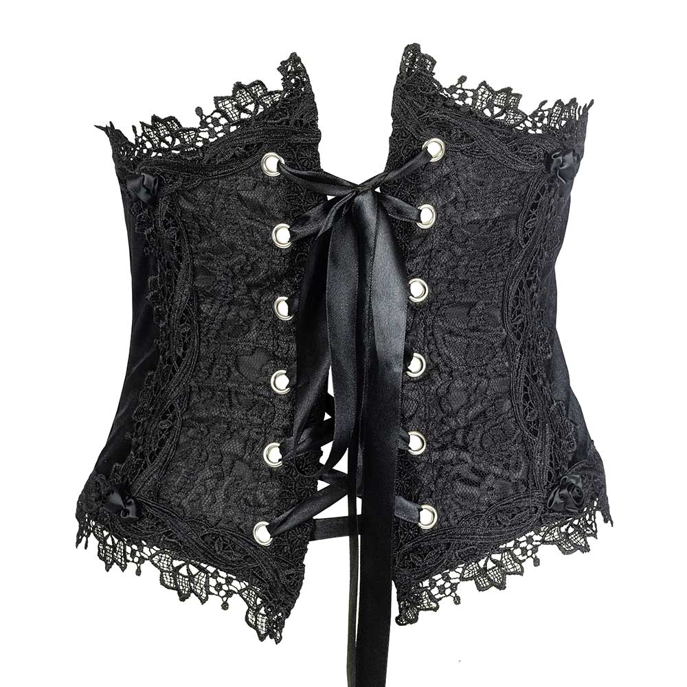 Sinister - K070 Underbust korset - Zwart